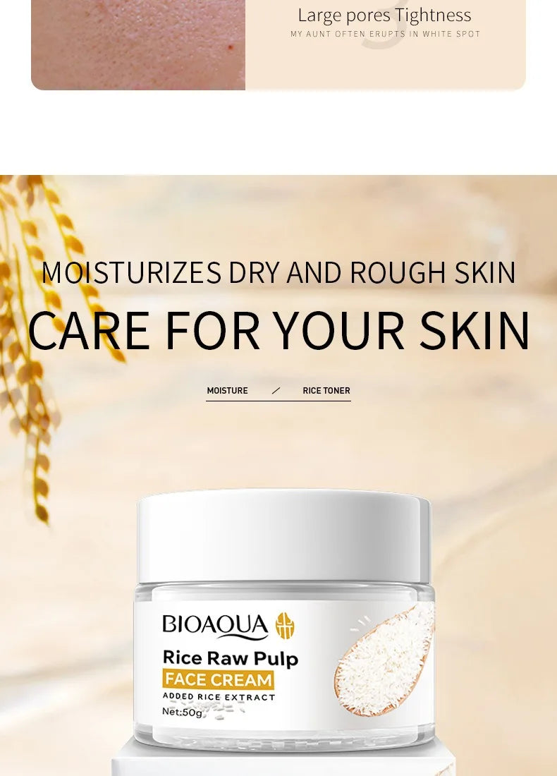 BIOAOUA Réduit Les Rides, Adoucit La Peau, Améliore La Texture ,Hydrate, Nourrit La Peau, Nettoie Le Visage