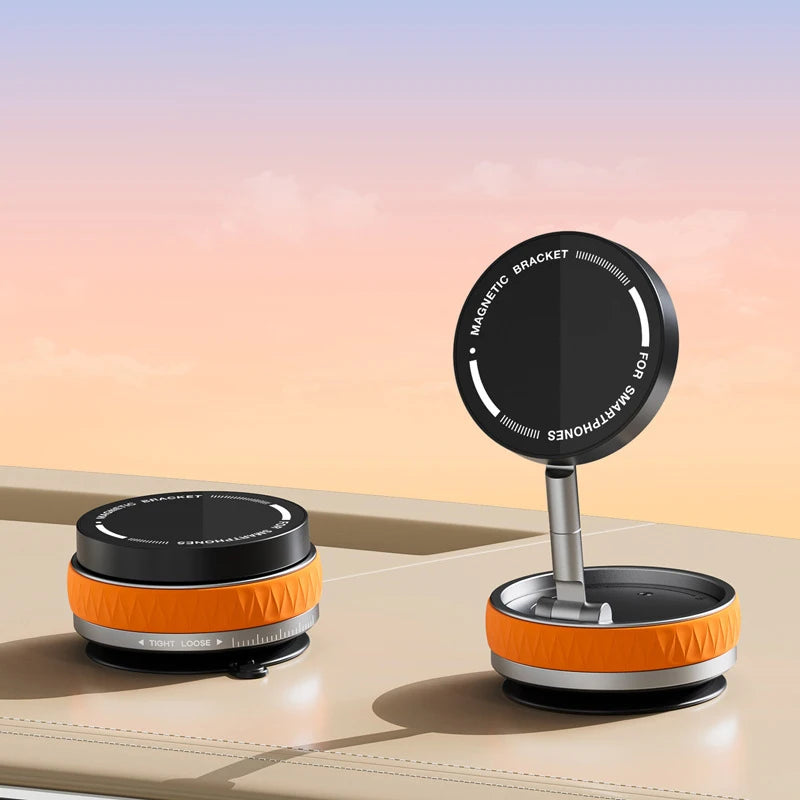 Support de téléphone magnétique universel à ventouse sous vide à 360° pour iPhone Xiaomi Support pliant Multi-Scenario Support d'appareil mobile
