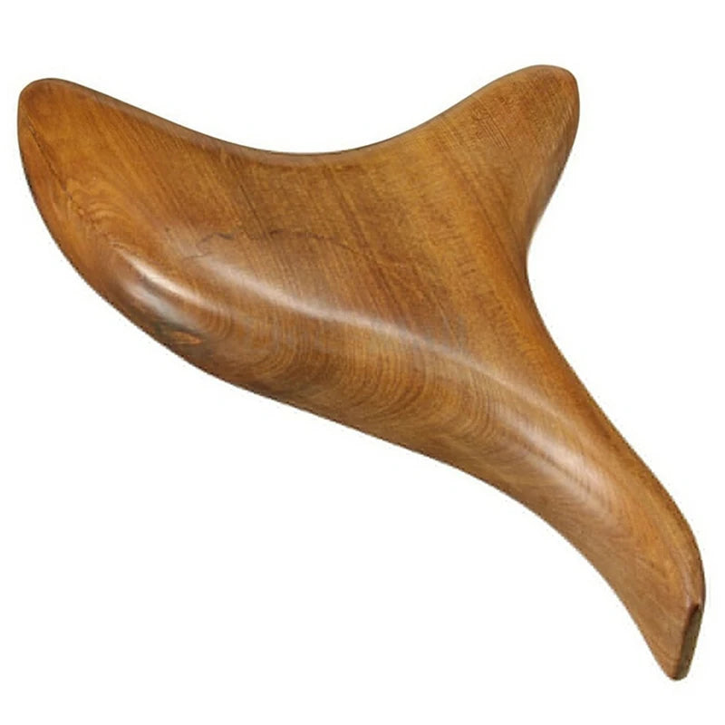 Masseur en bois triangulaire Corps Cou Relaxation de la circulation sanguine Trijumeau Parfumé en bois Outil de réflexologie Thérapie SPA