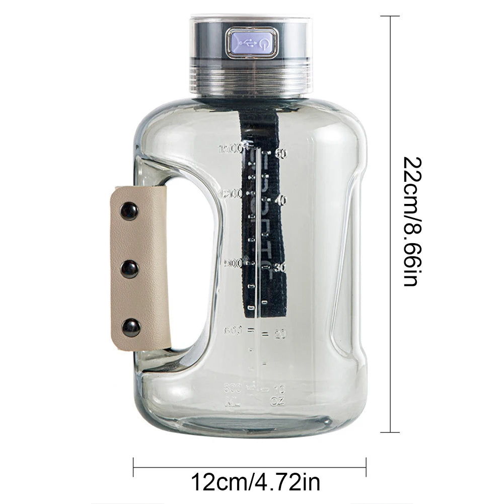 Bouteille d'eau d'hydrogène de 1,5L Machine d'ioniseur d'eau d'hydrogène rechargeable.