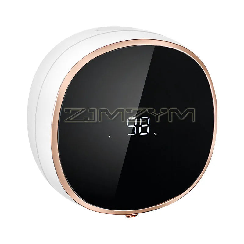 Distributeur de savon intelligent à 3 vitesses Lave-mains à induction sans contact Distributeur de savon liquide mural avec affichage numérique de température