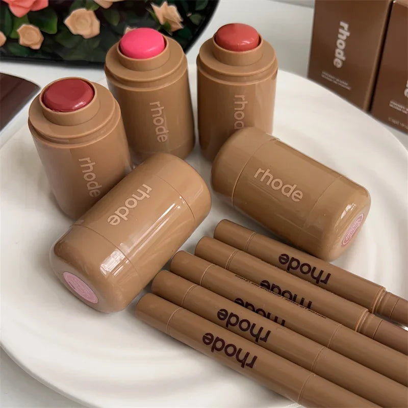 RHODE Maquillage Joues Blush, Stick Brillant à Lèvres Étui de Téléphone pour iPhone.