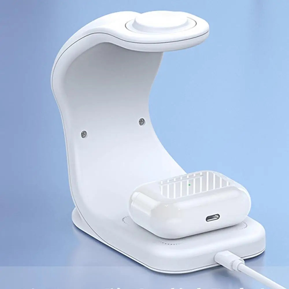 Chargeur sans fil 3 en 1 pour téléphone Support de chargeur magnétique rapide 15w Support de chargeur magnétique rapide Station de charge de chargeur de montre