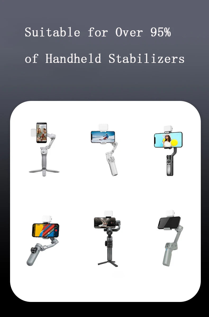 RGB magnétique pour les stabilisateurs de Grimbal La lumière LED portable Gimbal Stabilizer