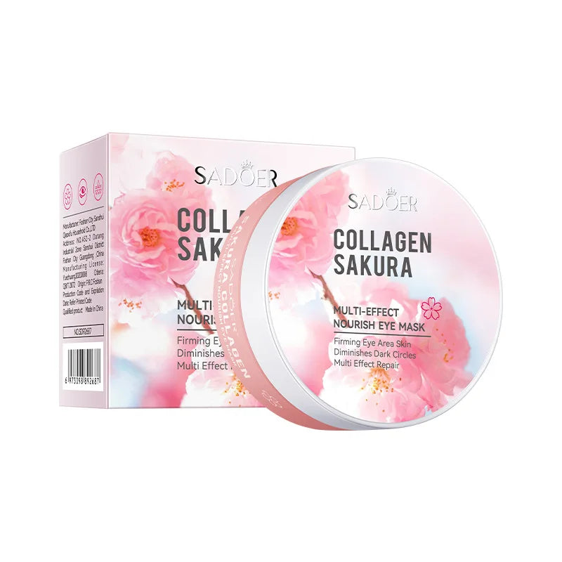 Masques pour les yeux au collagène Sakura - 60 pièces