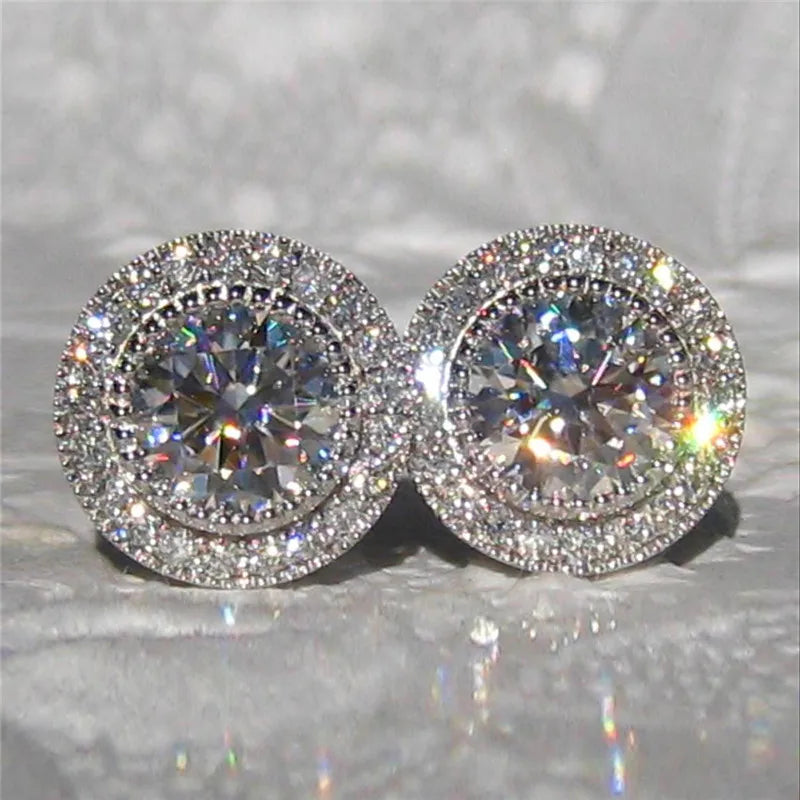 Boucles d'oreilles amincissantes d'acupression, perte de poids délicates pour femmes, boucles d'oreilles lymphatiques polyvalents en zircone cubique