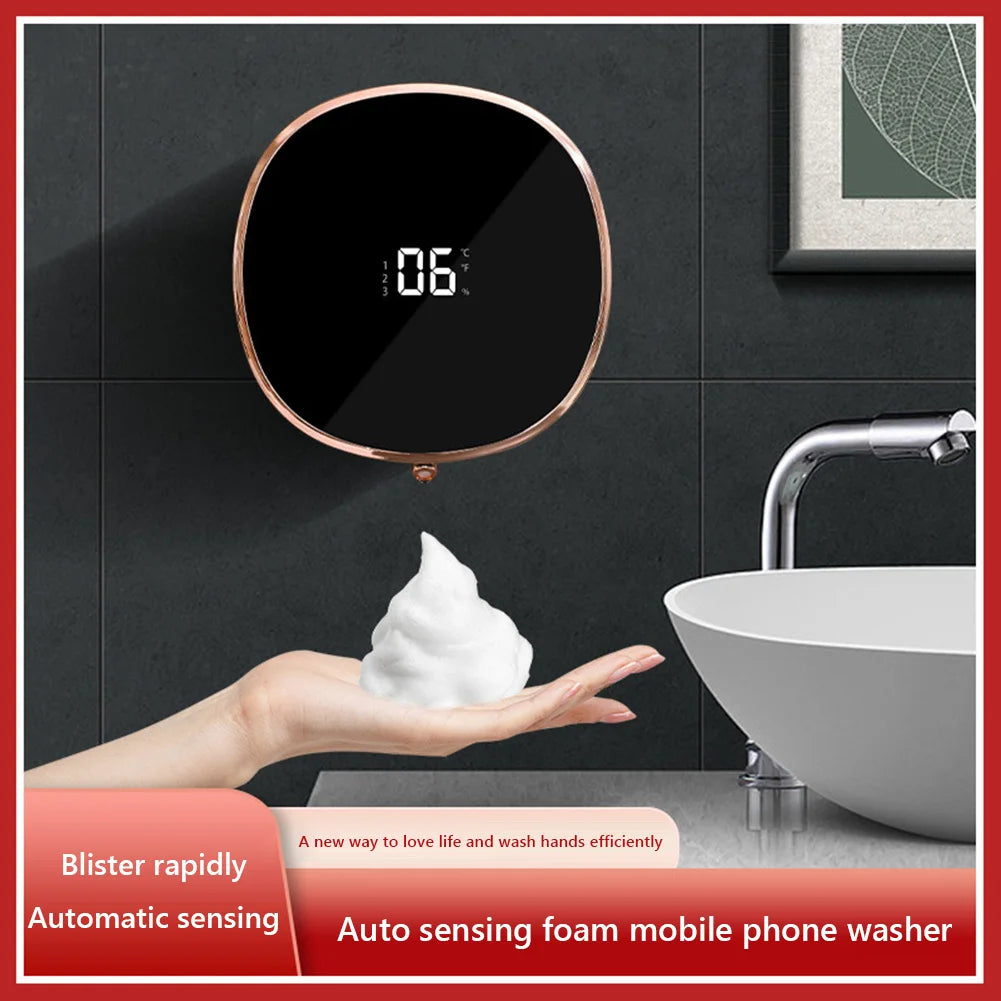Distributeur de savon automatique murale Capteur infrarouge Portable étanche pour les restaurants et la maison