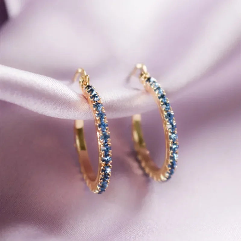 Boucles d'Oreilles en Cristal Drainage Lymphatique