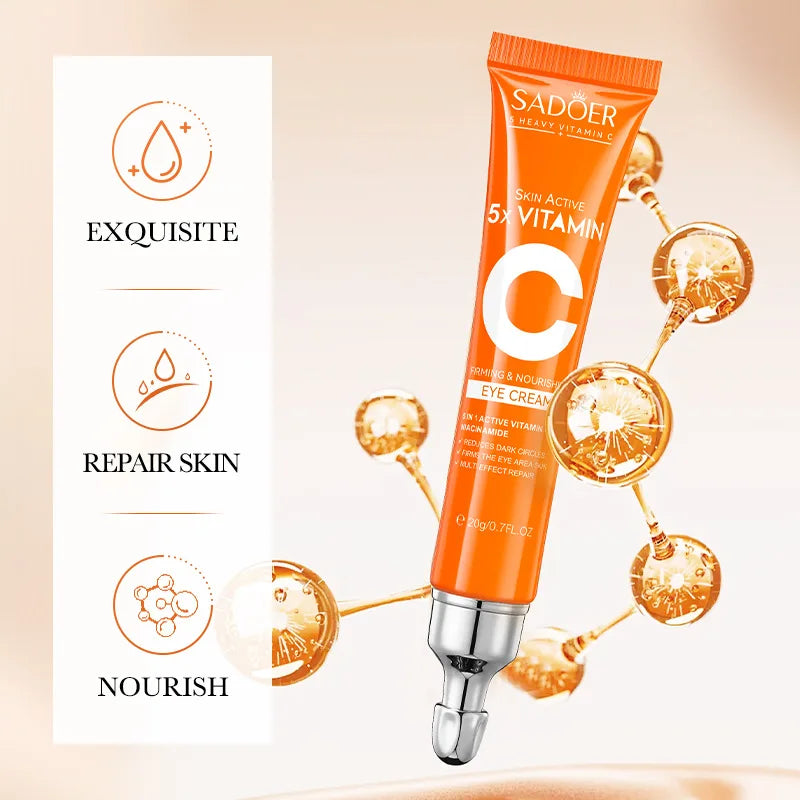 Crème Contour des Yeux à la Vitamine C – SADOER.