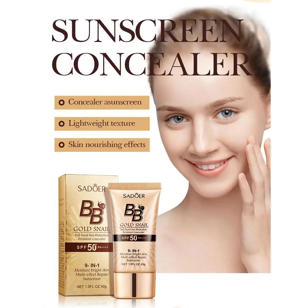 Fond de teint liquide BB crème mat SADOER, non gras, waterproof.
