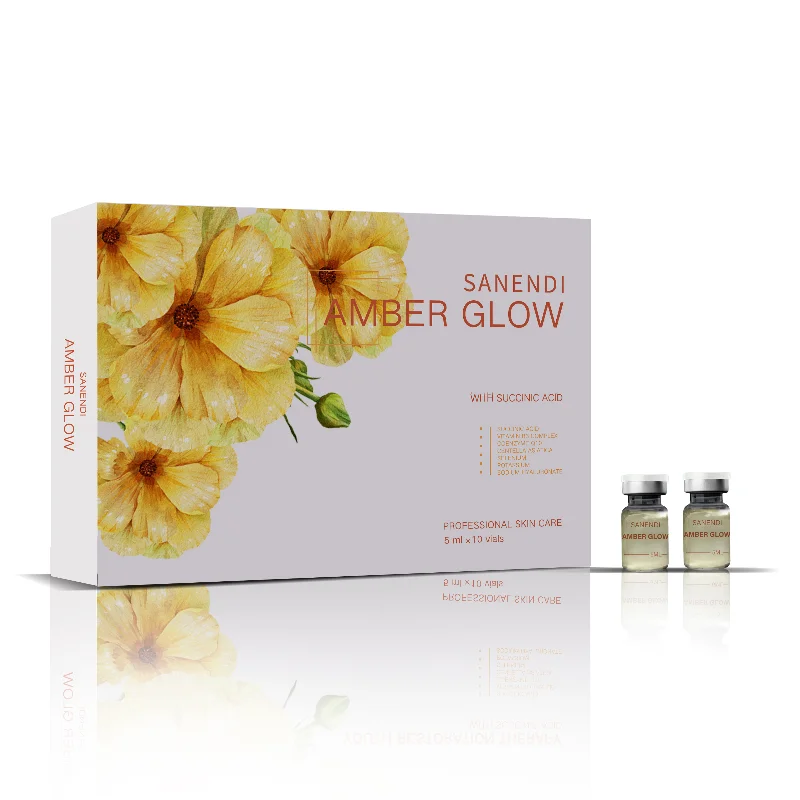 Sanendi New 2025 Pink Glow Home Care PDRN Pink Peptide Dr.Pen ampoules de 5 ml