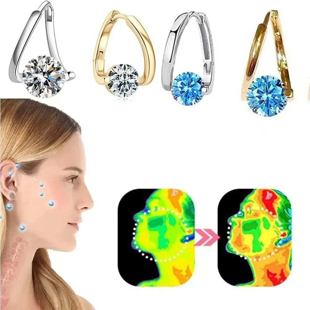 Boucles d'Oreilles Magnétiques Allemands - Thérapie et Élégance