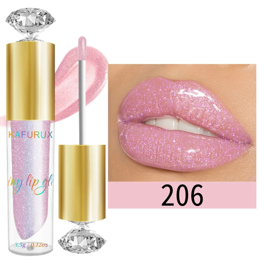Brillant à Lèvres Hydratant – Collection 9 Couleurs Diamant Chatoyant