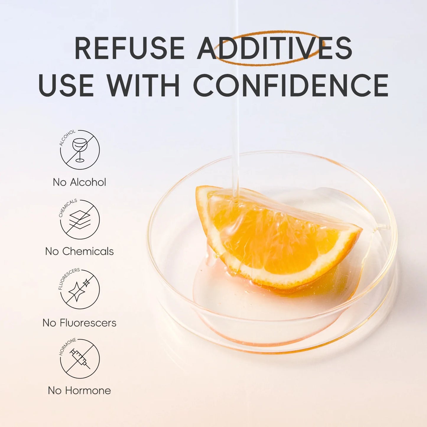 LAIKOU Ensemble de produits de soins de la peau de la série Vitamin C Ensemble de soins de la peau hydratante de 5 pièces Nettoyant Toner Essence Crème pour les yeux et crème pour le visage