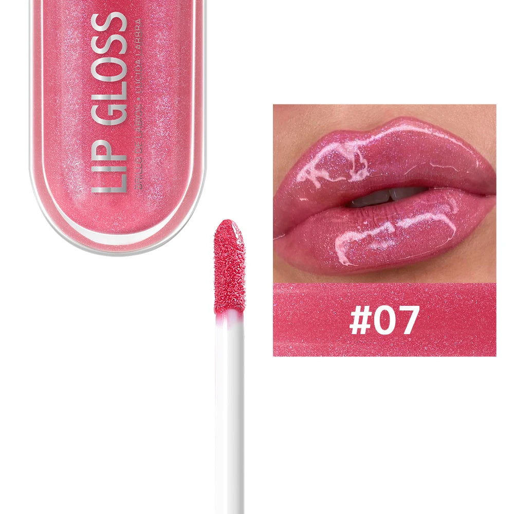 USHAS – Gloss à Lèvres Pailleté 12 Couleurs-Effet Diamant & Longue Tenue