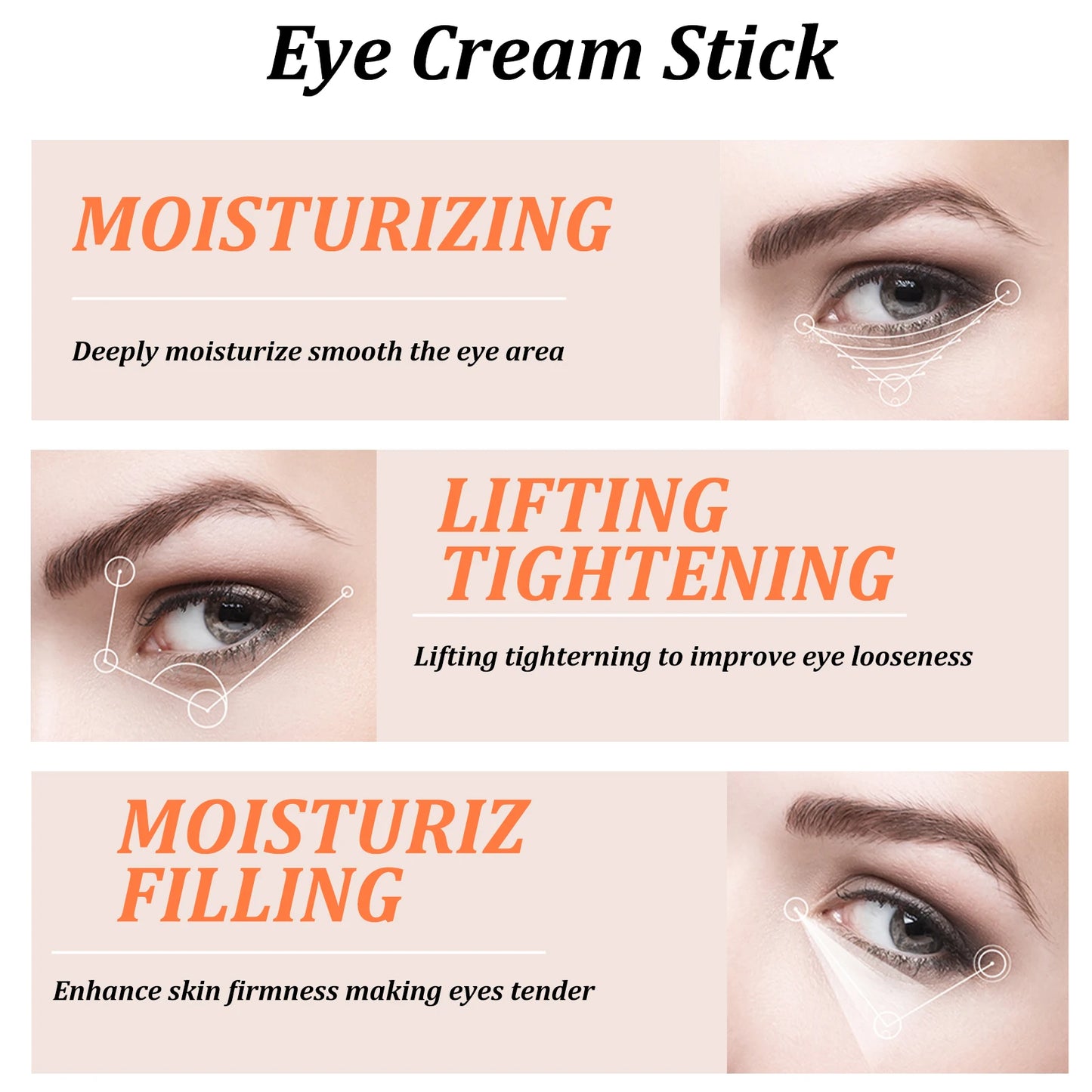 Crème contour des yeux à l'escargot en stick Collagène