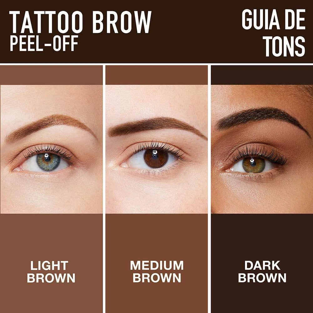 Tatouage d’une durée de 3 jours, types de crème de gel pour sourcils faciles à décoller, cosmétiques imperméables résistants à la transpiration, résistants à la transpiration, longue durée