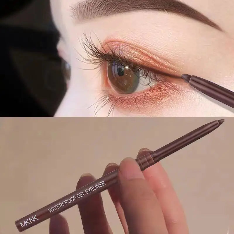 Stylo Eyeliner Imperméable Blanc Noir Marron Crayon À Séchage Rapide Longue durée.