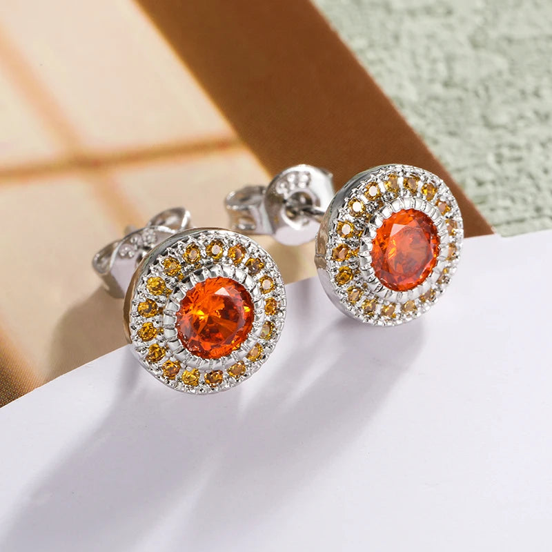 Boucles d'oreilles amincissantes d'acupression, perte de poids délicates pour femmes, boucles d'oreilles lymphatiques polyvalents en zircone cubique