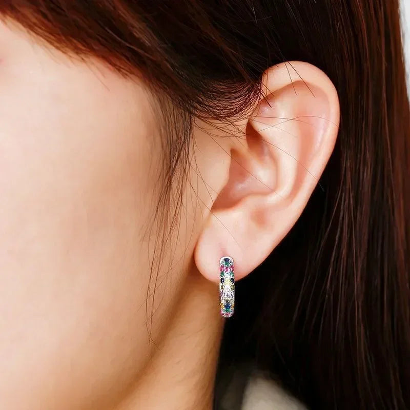 Boucles d'Oreilles en Cristal Drainage Lymphatique