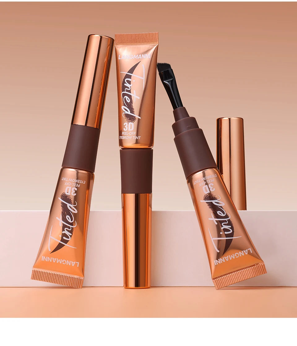 Gel de teinture pour sourcils 3 couleurs, imperméable, longue tenue, naturel, amovible, sans bavures, tatouage, maquillage.
