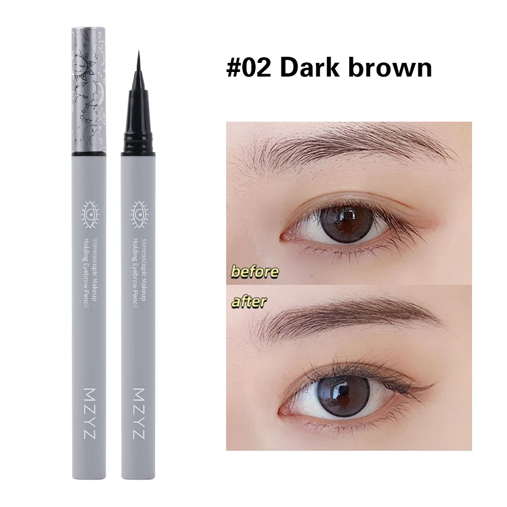 Ultra-fine Eyebrow Pencil Outline Shadow Lying Silkworm Eyeliner Waterproof Non-smudge Lasting Colourfast Liquid Eyebrow Pencil