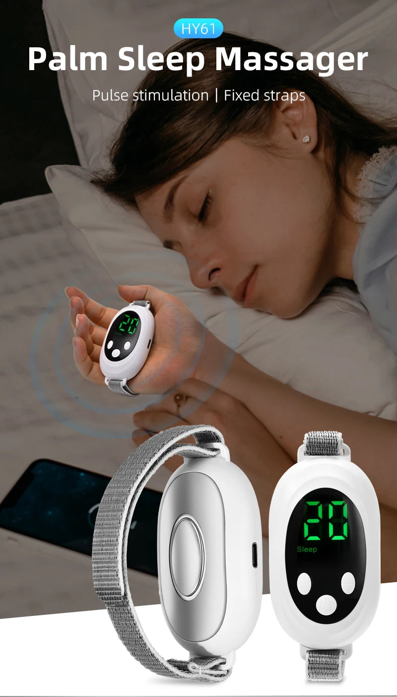 Ce dispositif de sommeil intelligent, techniques de neurologie, il soulage l'insomnie.