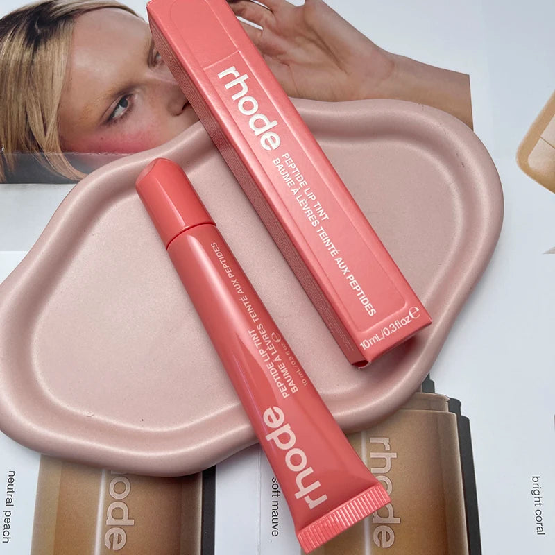 RHODE Maquillage Joues Blush, Stick Brillant à Lèvres Étui de Téléphone pour iPhone.
