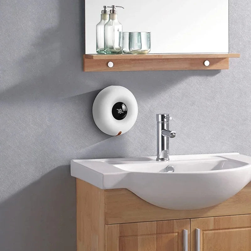 Distributeur de savon mural 280ml Distributeur de savon à mousse liquide automatique sans contact Désinfectant pour les mains Salle de bain Accessoires pour la maison