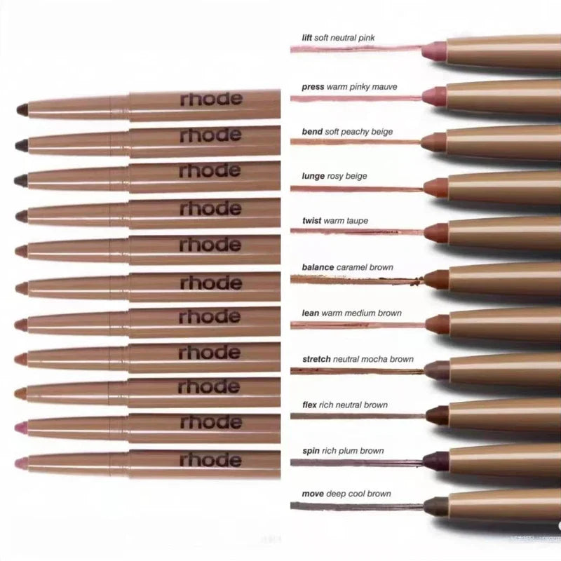 Skin Peptide Lip Liner Peel Tattoo Lipgloss Waterproof Long Lasting Matte Lip Tint Lean Contour Tear-off Lips Stain Cosmetic