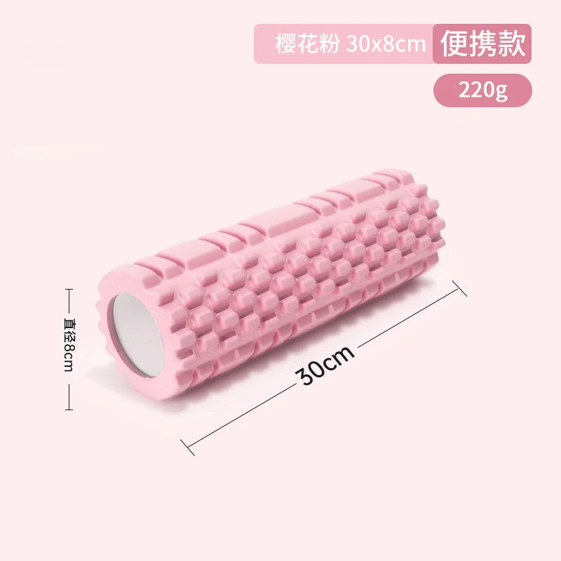 Rouleaux en mousse pour massage musculaire 30CM - Rouleau en mousse dorsale HAUTE densité pour le soulagement des maux de dos et la récupération musculaire dans les jambes et les bras
