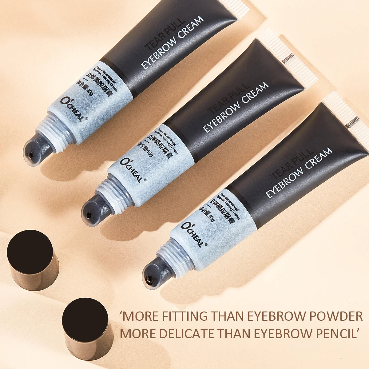 OCHEAL Gel à sourcils Peel Off Teinture naturelle Tatouage Imperméable Longue durée colle à sourcils Maquillage des sourcils à séchage rapide