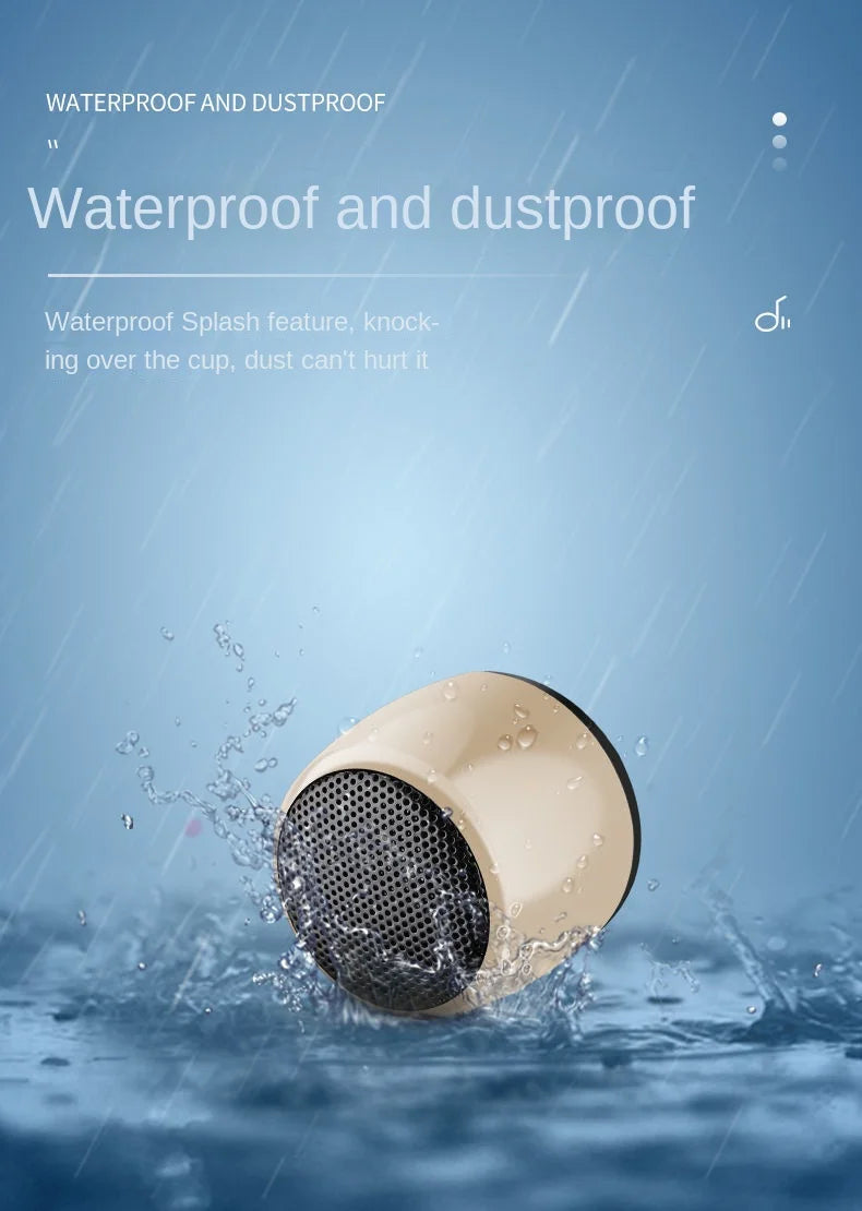 Small Wireless Bluetooth Speaker Mini Mobile Phone Subwoofer Outdoor Portable Audio Big Sound Loundspeaker
