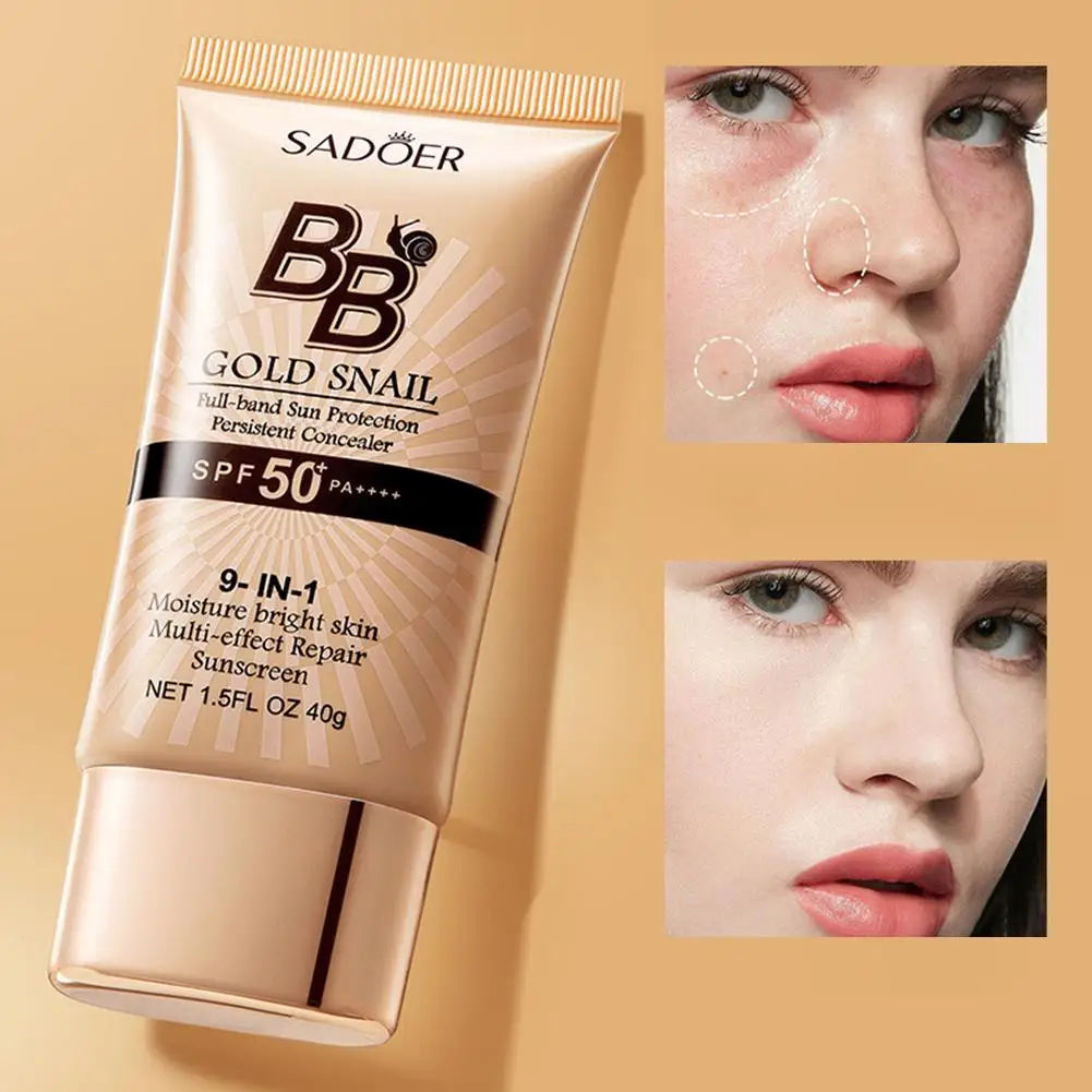 Fond de teint liquide BB crème mat SADOER, non gras, waterproof.