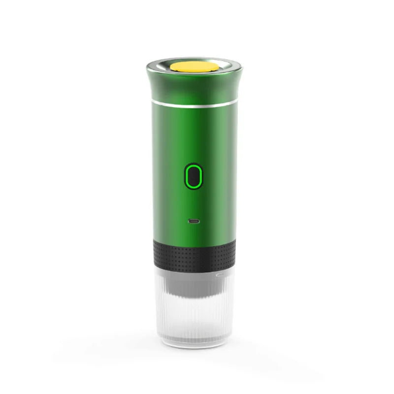 WiReless Machine à café expresso portable électrique pour voiture et maison Machine à café de camping 3-en-1 Capsule Powder Machine à café de voyage