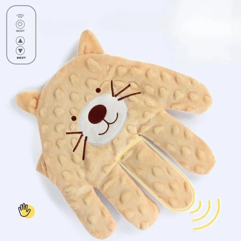 Cartoon Bear Baby Sleep Aid Newborn Soothing Pillow Comforting Hand Detachable with Remote for Comfortable Newborns Sleeping