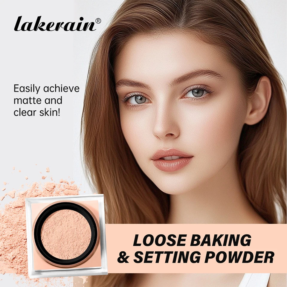 poudre de fixation en Contrôle de longue durée Visage naturel mat Imperméable BrighTening Poudre en vrac Maquillage Cosmétiques