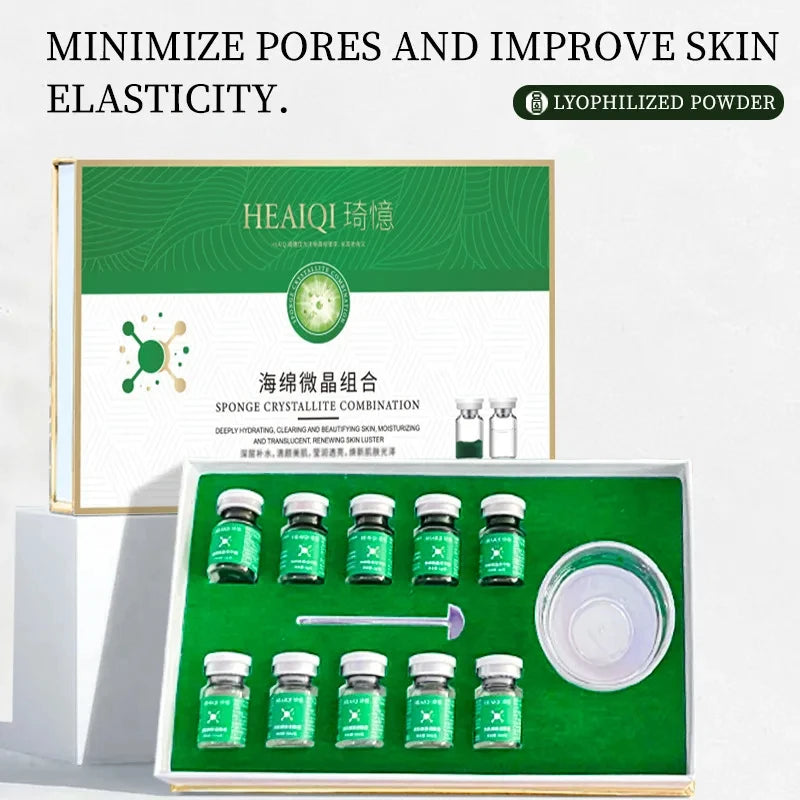 Kit de peeling blanchissant aux algues, masque naturel aux extraits de plantes.