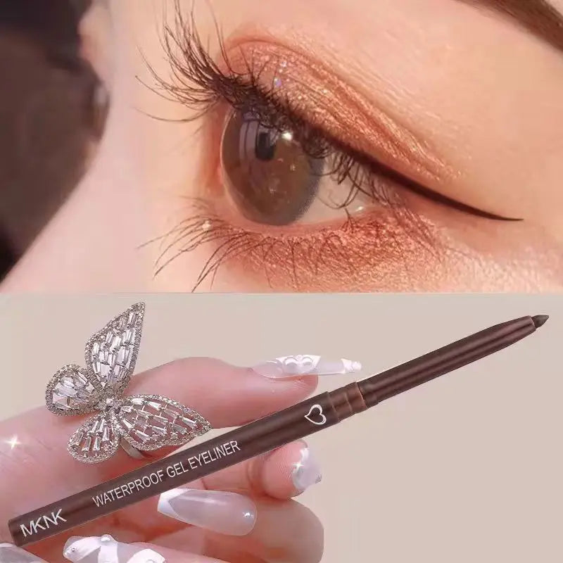 Stylo Eyeliner Imperméable Blanc Noir Marron Crayon À Séchage Rapide Longue durée.