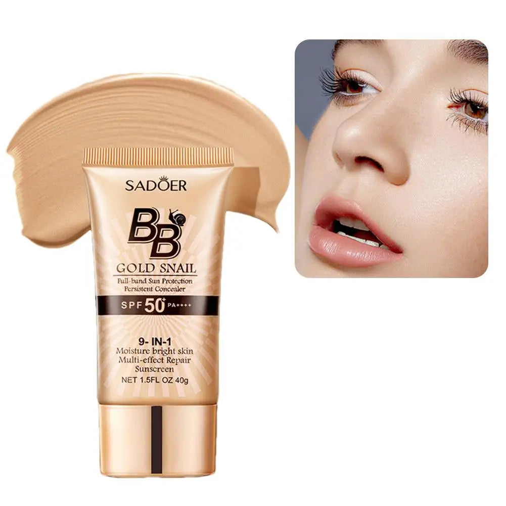 Fond de teint liquide BB crème mat SADOER, non gras, waterproof.