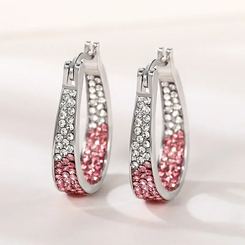 Boucles d'Oreilles en Cristal Drainage Lymphatique