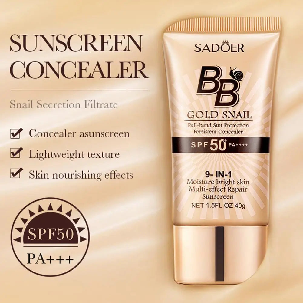 Fond de teint liquide BB crème mat SADOER, non gras, waterproof.