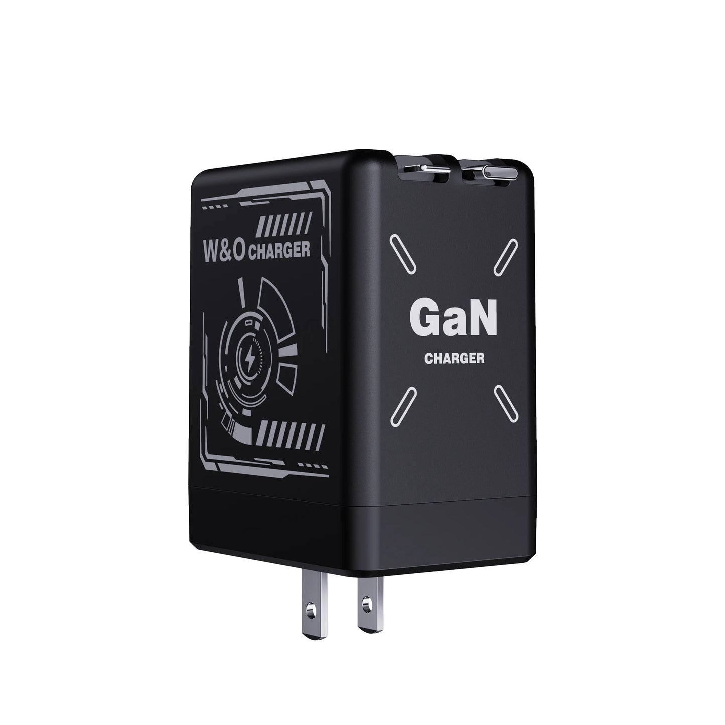 Chargeur 2-en-1 GaN 120W – Câble rétractable Type-C & Lightning | Adaptateur Portable Universel (F3)