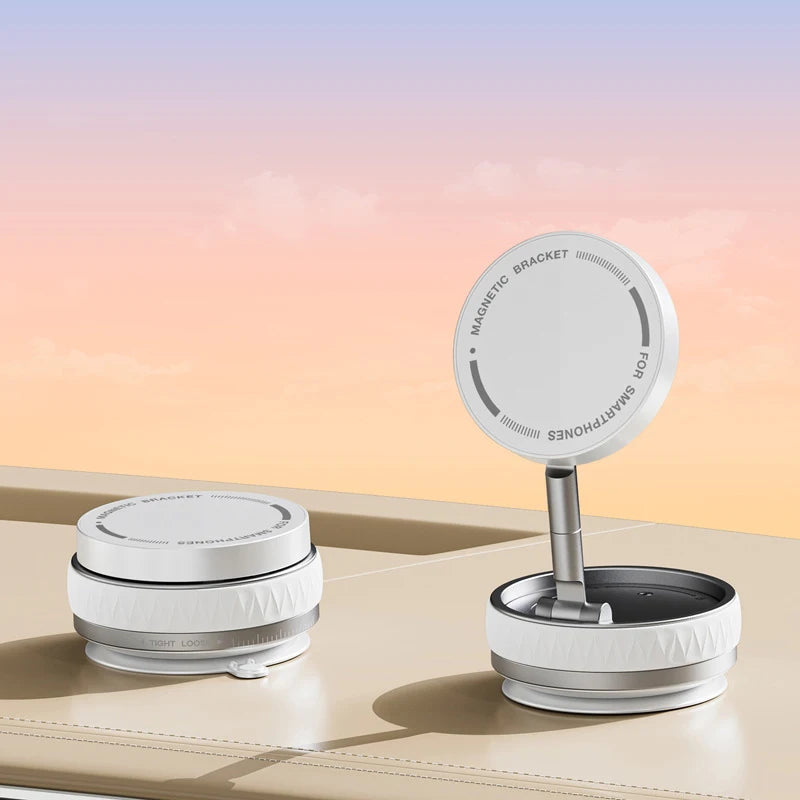 Support de téléphone magnétique universel à ventouse sous vide à 360° pour iPhone Xiaomi Support pliant Multi-Scenario Support d'appareil mobile