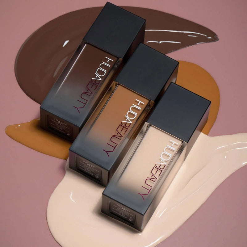 Fond de teint mat HUDA 9 couleurs, 34 ml, anti-cernes, nourrissant, longue tenue, anti-cernes, cosmétique respirant. HUDA BEAUTY