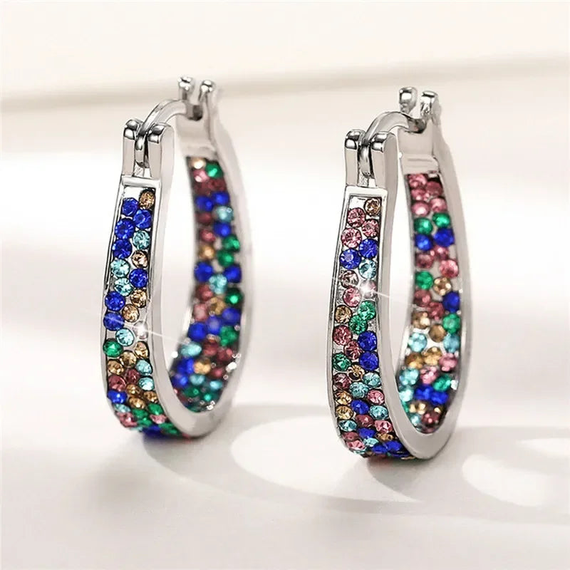 Boucles d'Oreilles en Cristal Drainage Lymphatique
