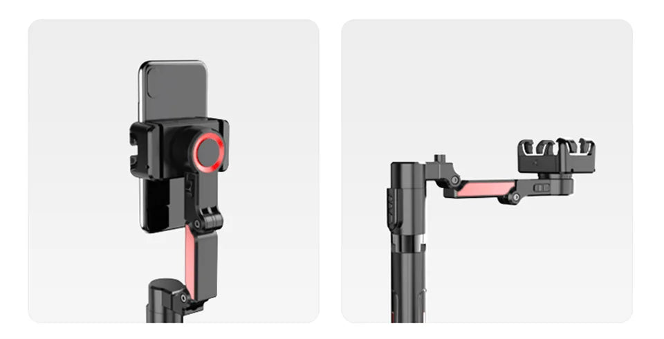 Stabilisateur d’intelligence 360 Rotation automatique Suivre le cardan, avec télécommande, selfie stabilisateur pour iPhone Android