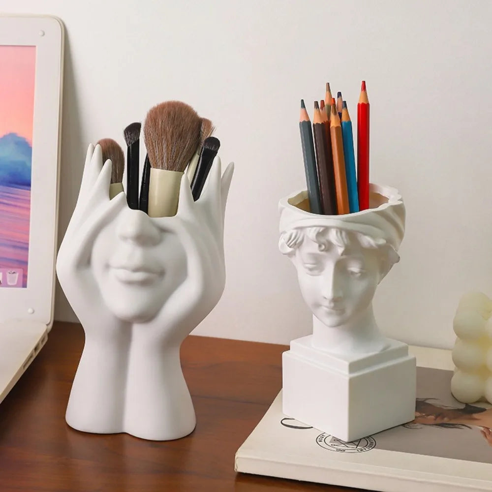 Porte-stylo de style artistique pour décoration créative, porte-pinceaux, multifonctionnel