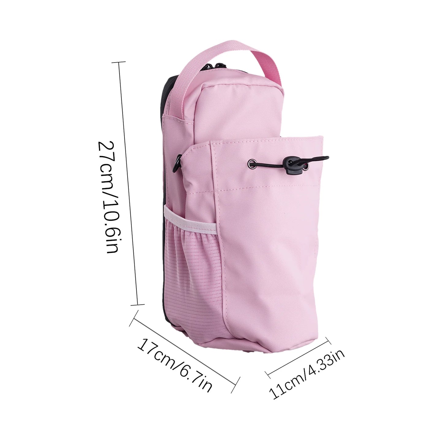 Sac à bandoulière magnétique pour salle de sport Bouteille d’eau et support de téléphone Sac à bandoulière imperméable pour les sports de plein air Accessoires de fitness de voyage