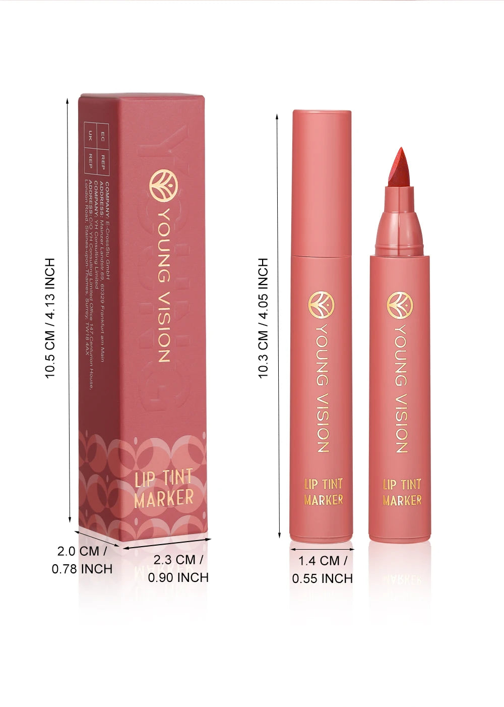 Stylo à Lèvres Précis – 6 Couleurs Intenses | Mat & Longue Tenue